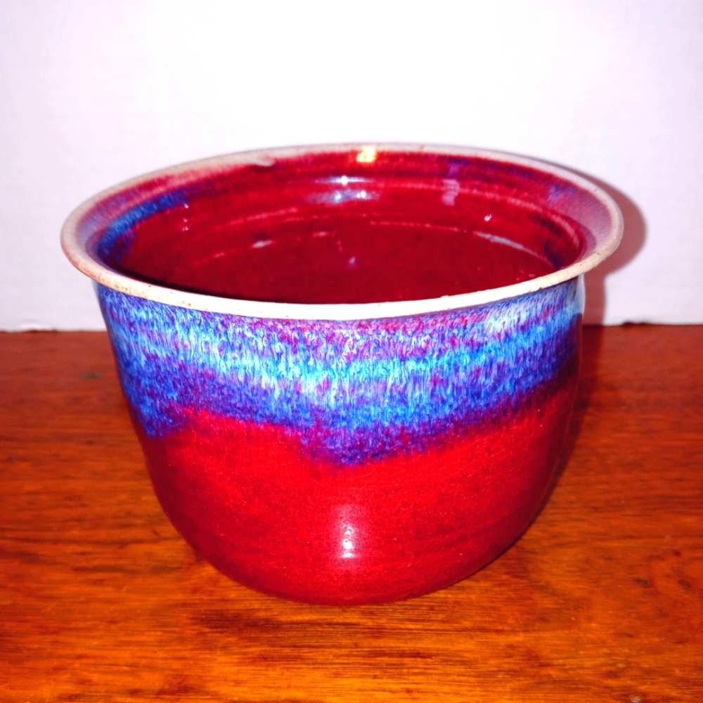 4.5" Vintage hand made pottery bowl by west coast bay area artist beautiful